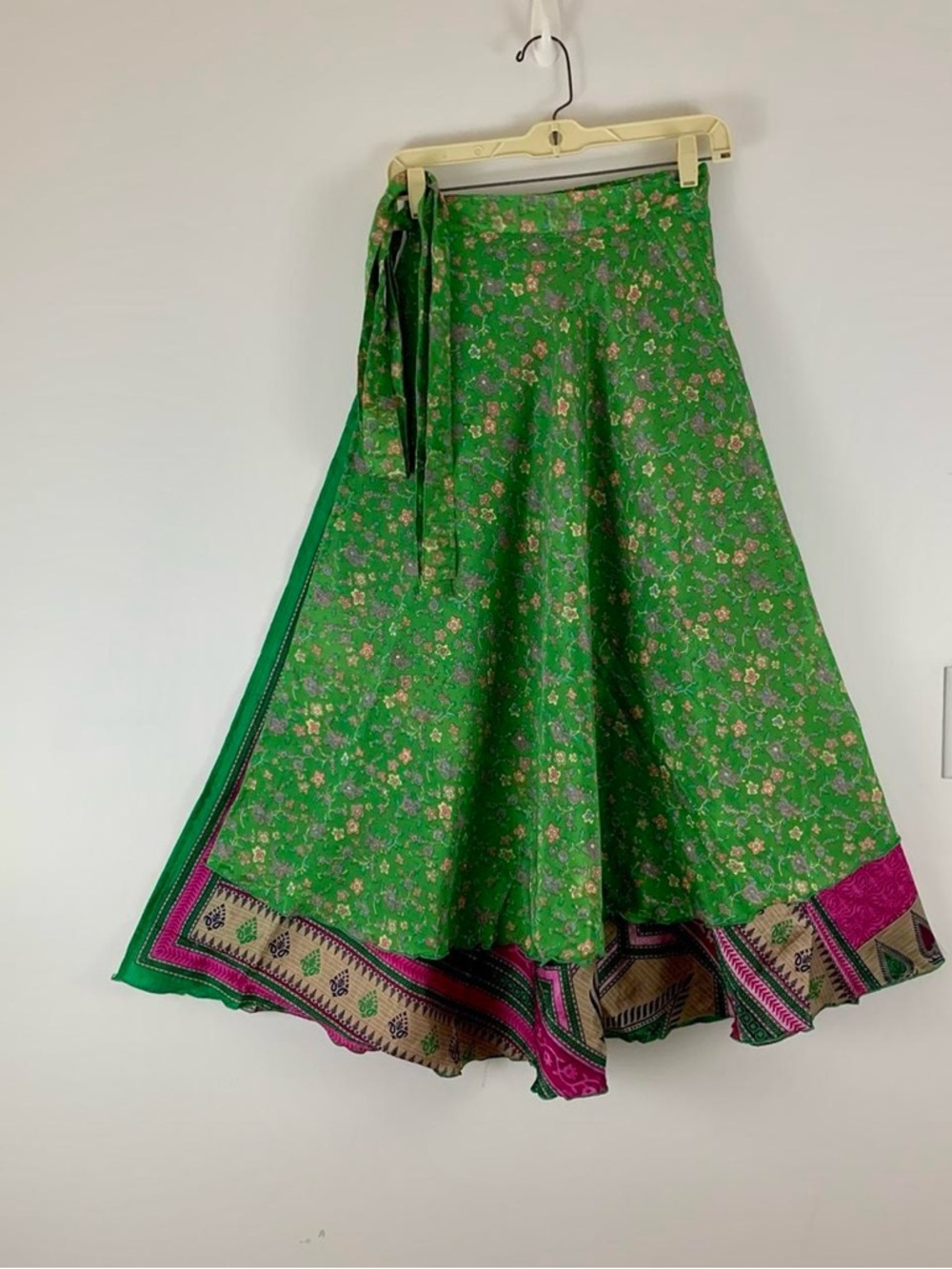 Reversible Wrap Maxi Skirts BINS909